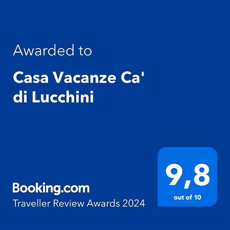 Casa Vacanze Ca' Di Lucchini San Benedetto Val di Sambro Екстериор снимка